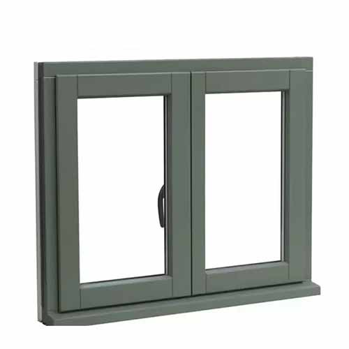 Customized Size Modern Aluminum Casement Windows With Security Mesh