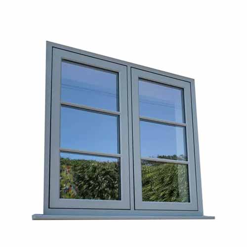 Residential PVC Windows Double Pane Window uPVC Casement Window