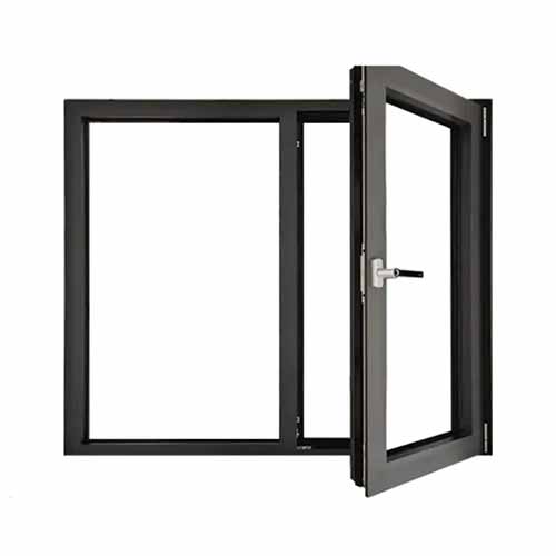 Double Glazed Casement House Windows Thermal Break Aluminum French Window with Triple Glazing Feature